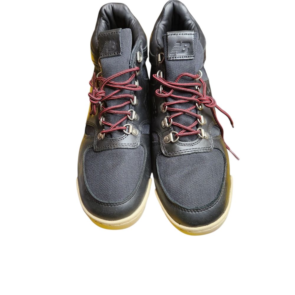 New Balance Black Outdoor Boots with Metal Eyelets